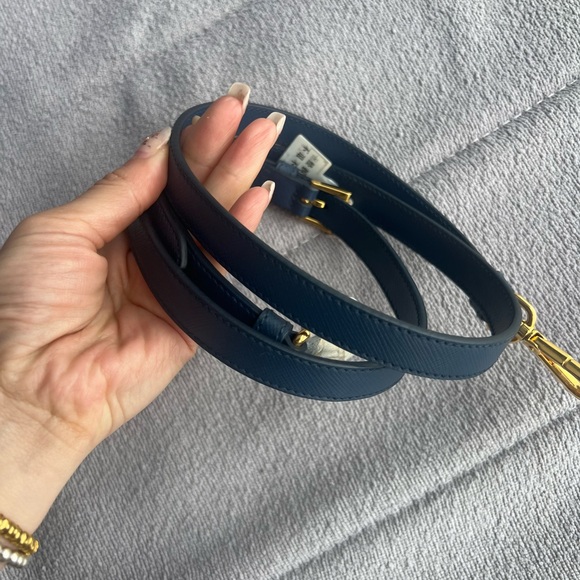 Prada Navy Blue Leather Satchel - Picture 4 of 10